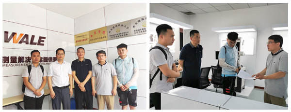 西京学院研究生来威尔参观实习